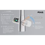 Alpok Touchless Pro Slavina - Brušeno zlato