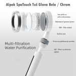 ALPOK SPATOUCH TUŠ GLAVA SA DUAL FILTEROM CHROM